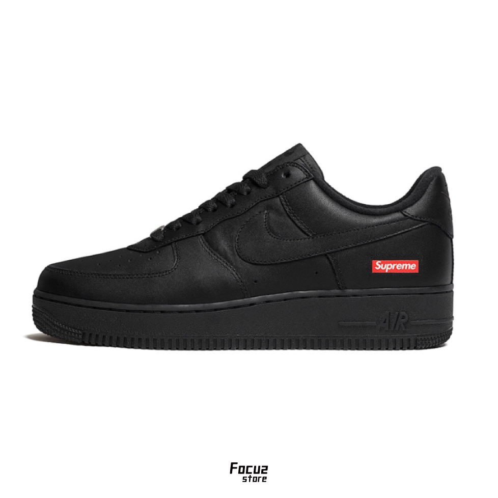 【Focus Store】現貨秒發 Supreme x Nike Air Force 1 Low "Box Logo - Black" 黑色 CU9225-001