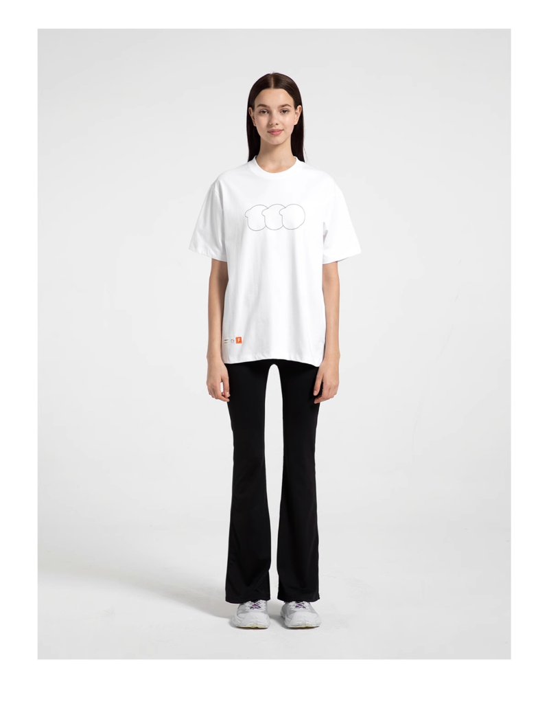 Finerworld 圓領趣味短袖男女潮流快干T恤