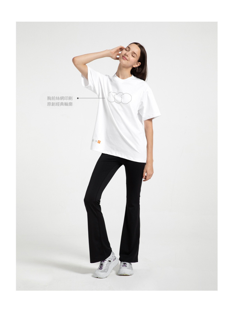 Finerworld 圓領趣味短袖男女潮流快干T恤