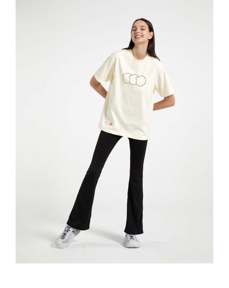 Finerworld 圓領趣味短袖男女潮流快干T恤