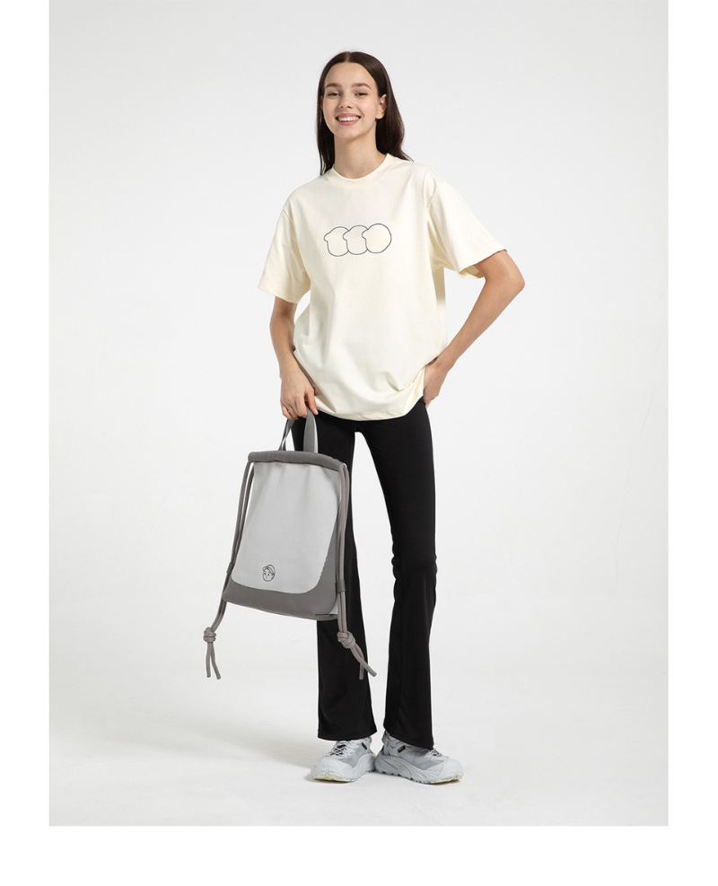 Finerworld 圓領趣味短袖男女潮流快干T恤