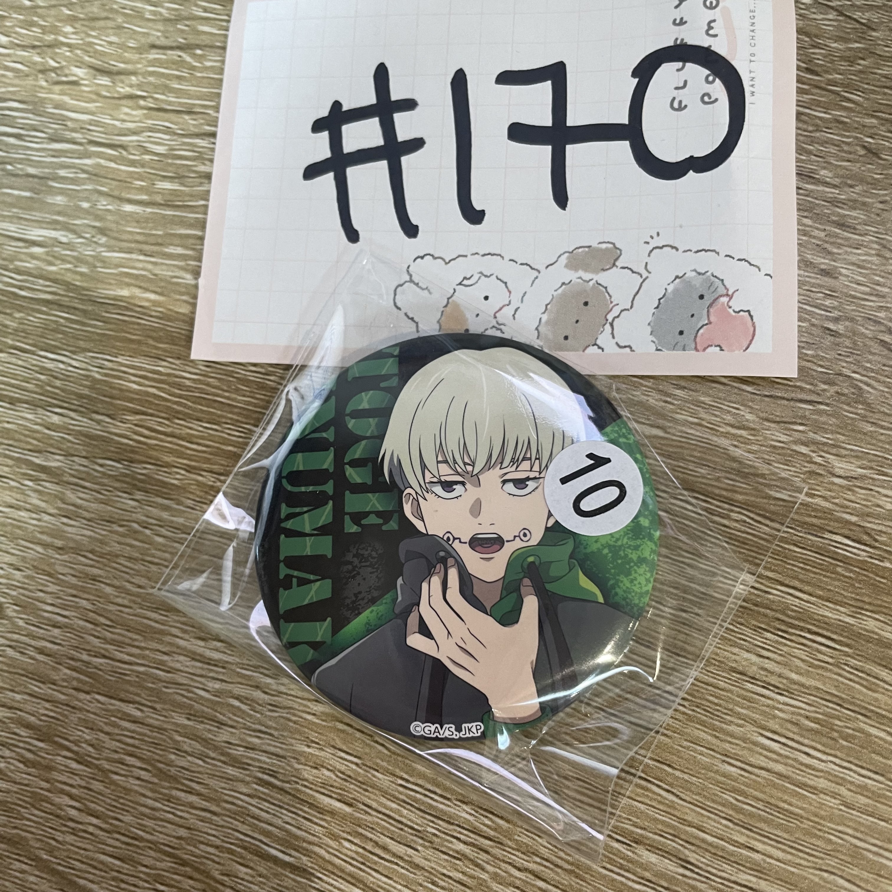 咒術迴戰 狗卷 襟章#170