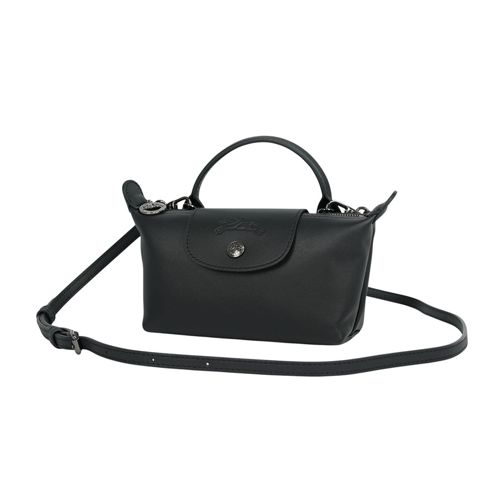 Le Pliage Xtra XS 小牛皮迷你二用包(黑色) 34205 987 001