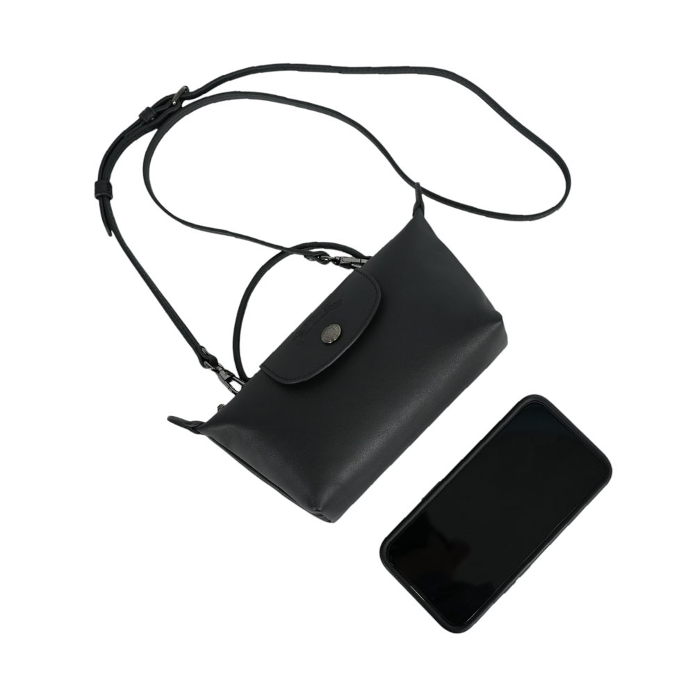 Le Pliage Xtra XS 小牛皮迷你二用包(黑色) 34205 987 001