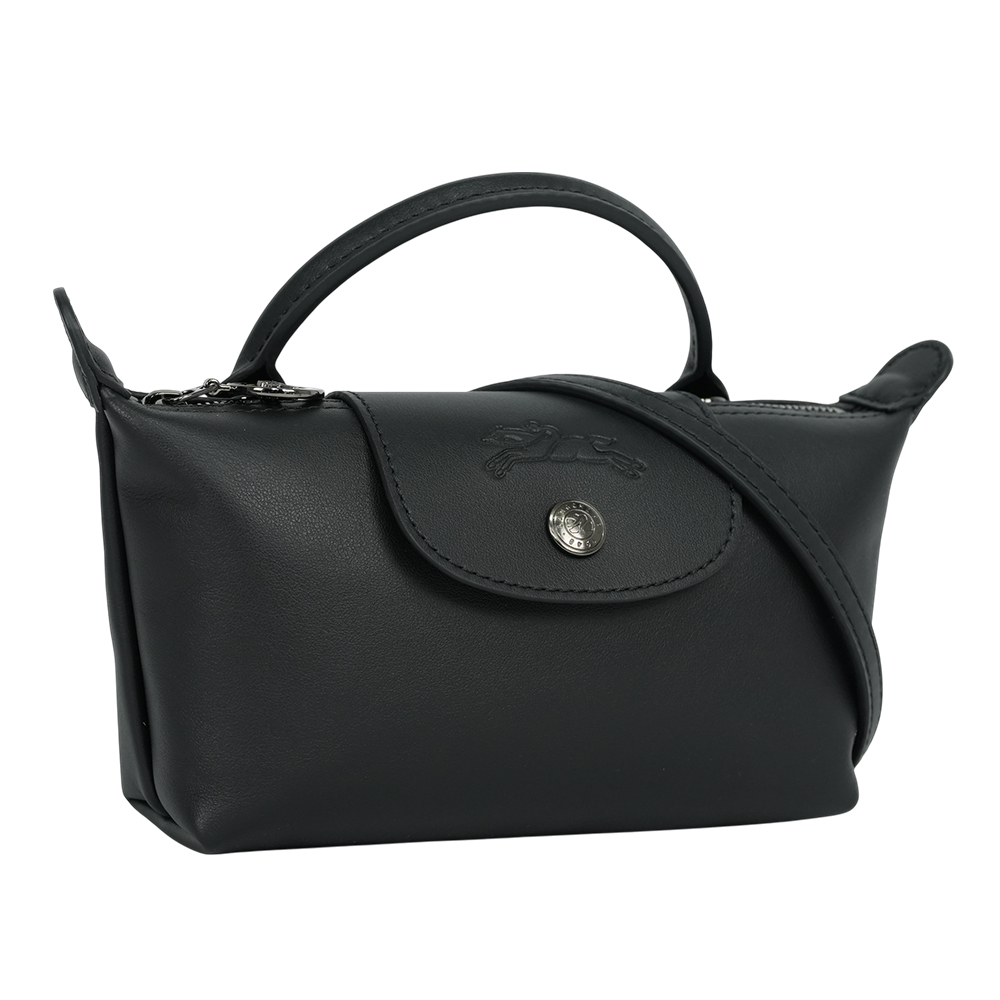 Le Pliage Xtra XS 小牛皮迷你二用包(黑色) 34205 987 001