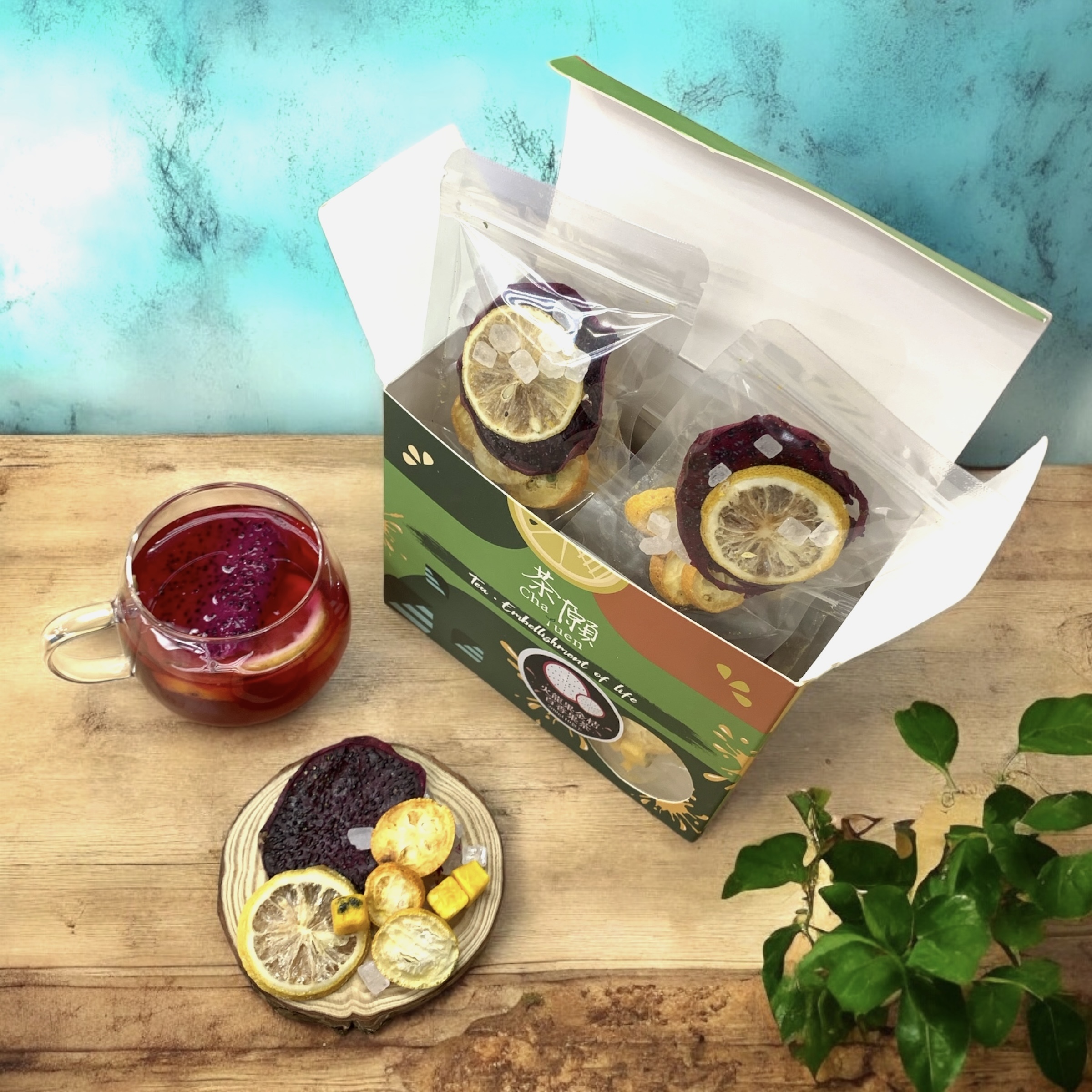 Cha Yuen - Dragon Fruit Kumquat Passion Fruit Tea 200g (10 packs)