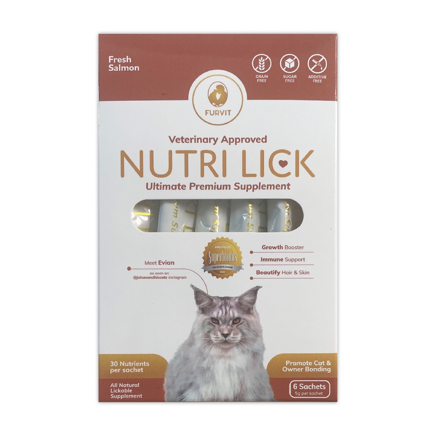 FURVIT 肉泥小食包~大西洋三文魚味 (貓)