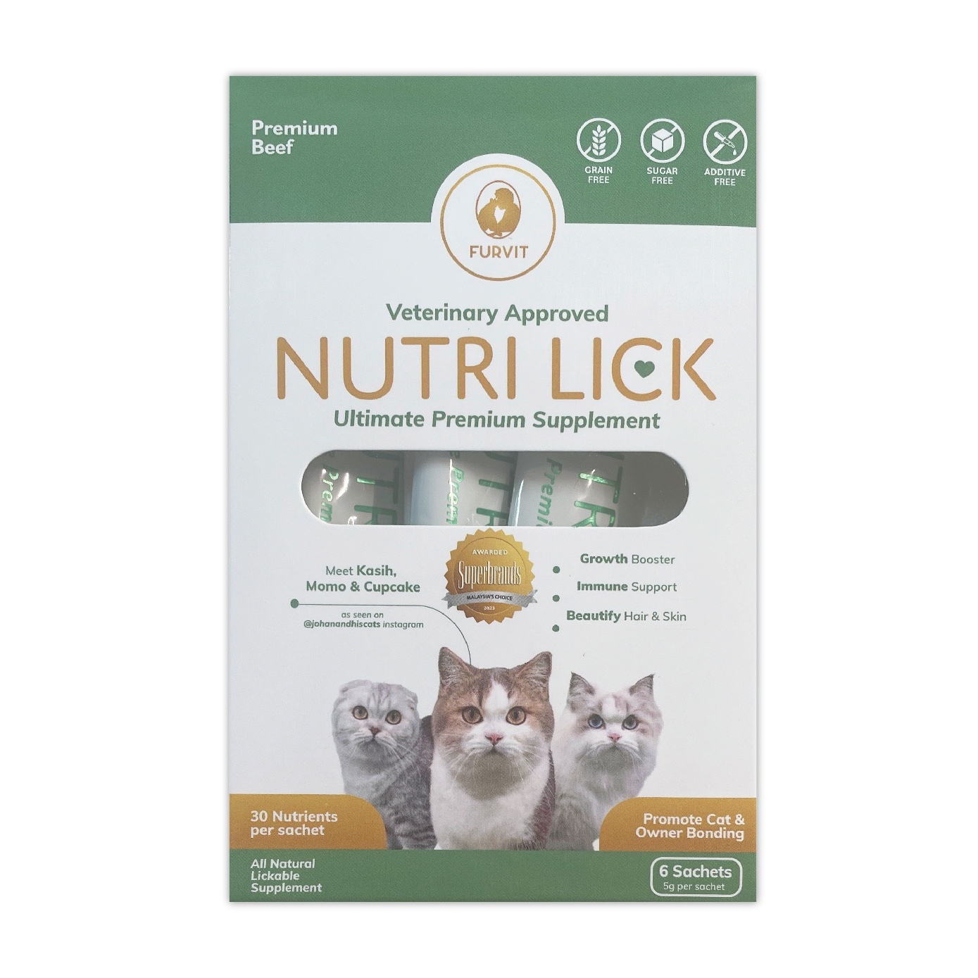 FURVIT 肉泥小食包~鮮牛肉味 (貓)