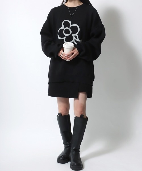 Mark Gonzales / Flower Jacquard Knit