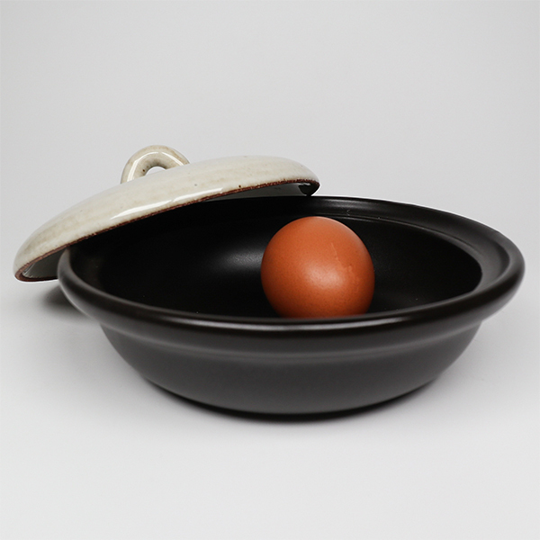 【萬古燒】象牙白 起司陶鍋