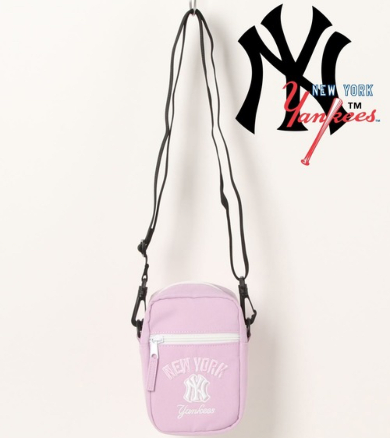 【預購】J1218903 MLB 粉色肩包（日本限定）