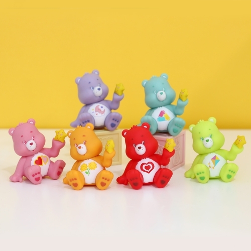 韓國版 CARE BEARS 彩虹熊  坐坐系列 盲盒