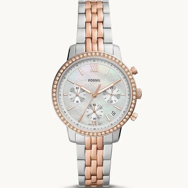【Fossil】Neutra 綻彩三眼計時女錶 ES5279 36mm 現代鐘錶