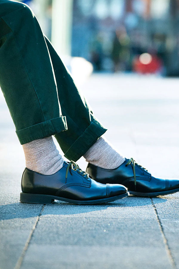 ROTOTO - R1001 DOUBLE FACE 中筒襪（象牙米）