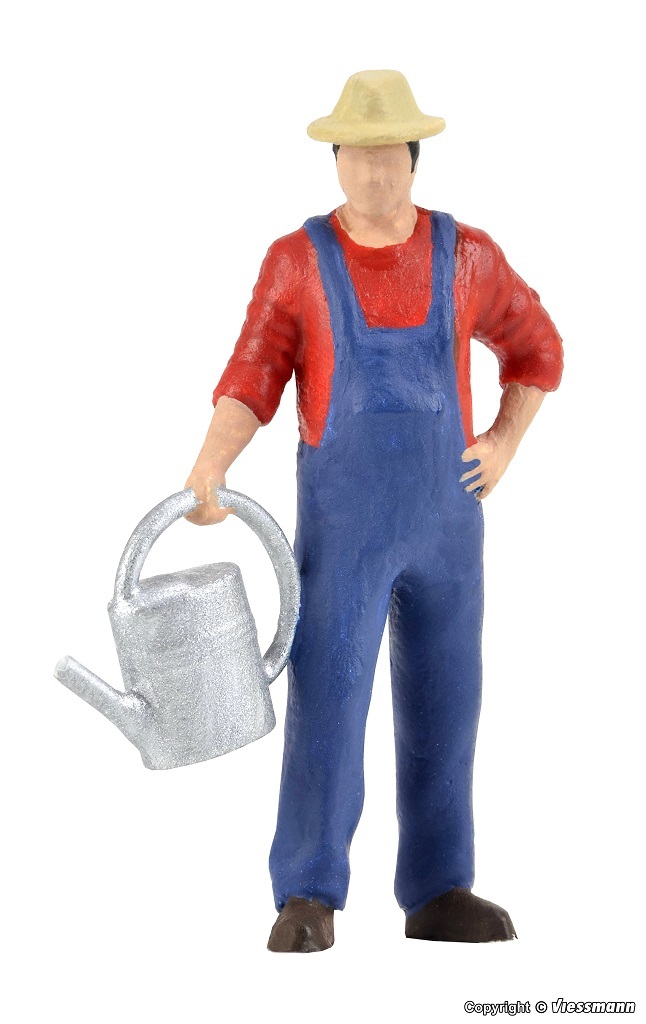 Viessmann 1526 HO scale Amateur gardener with watering can, moving