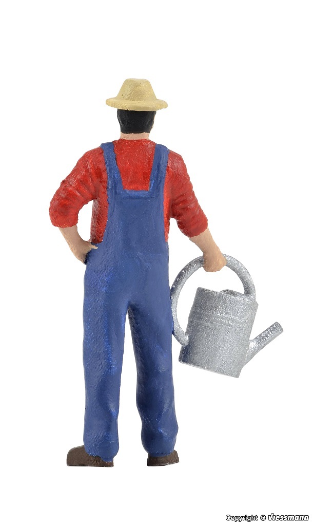 Viessmann 1526 HO scale Amateur gardener with watering can, moving