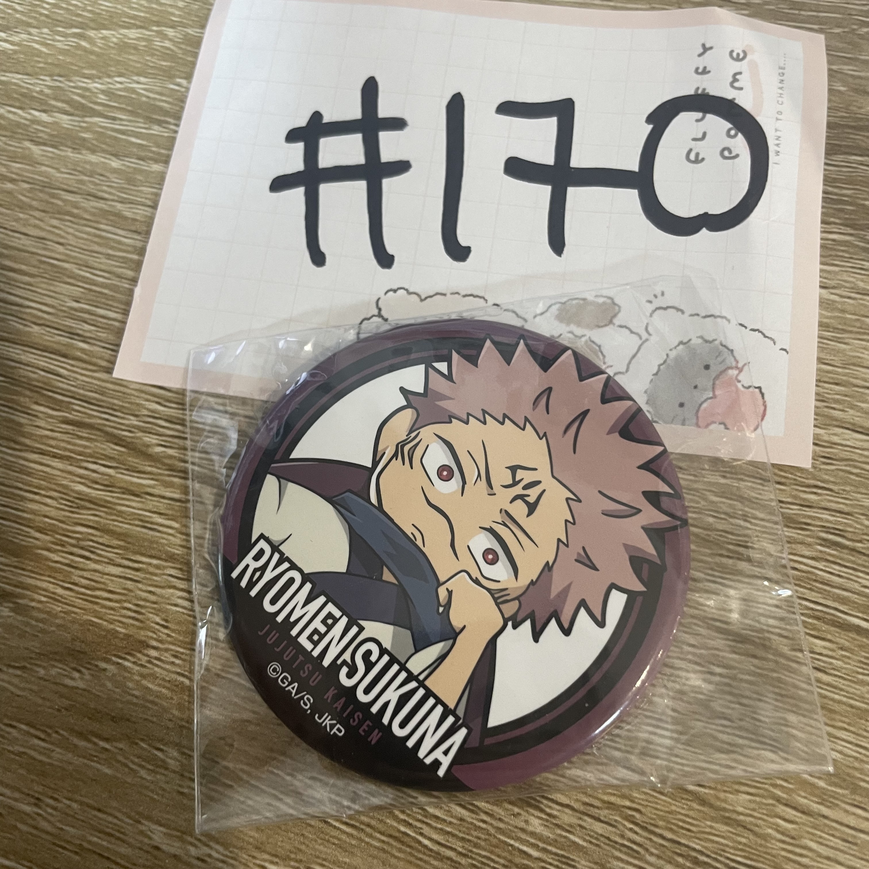 咒術迴戰 宿儺 襟章  #170