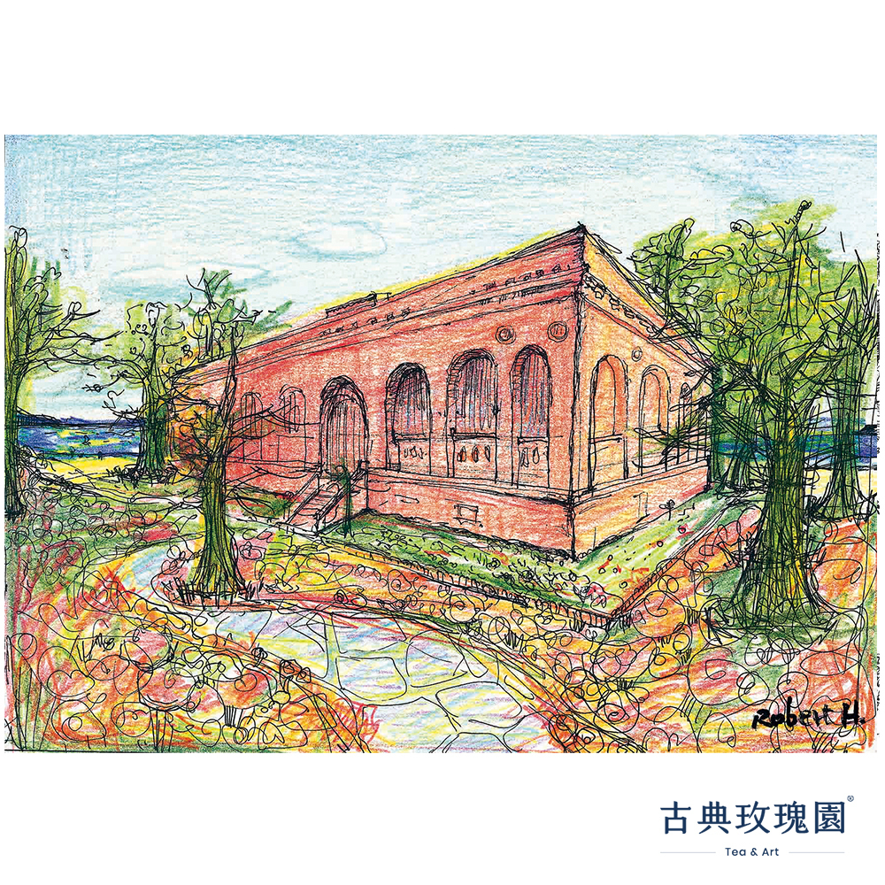 玫瑰杯－打狗英國領事館（粉彩稿）