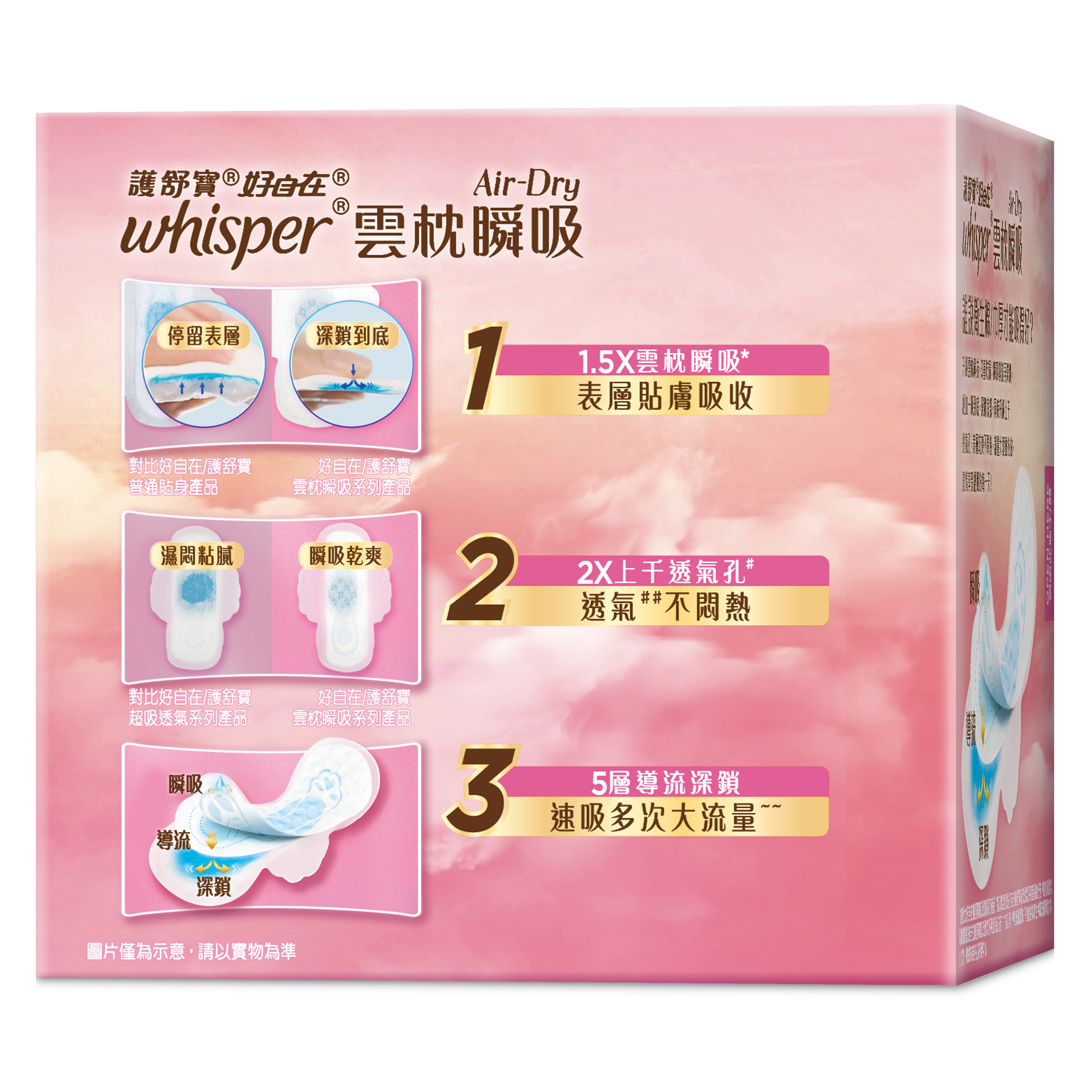 【好自在】Air Dry雲枕瞬吸日用輕量型28cm 10片