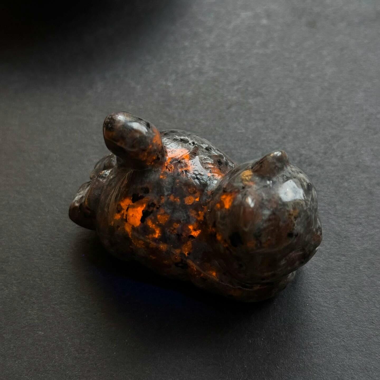 [原石] 水晶貓咪 水晶擺件 蘇打石、火焰石、黑曜石