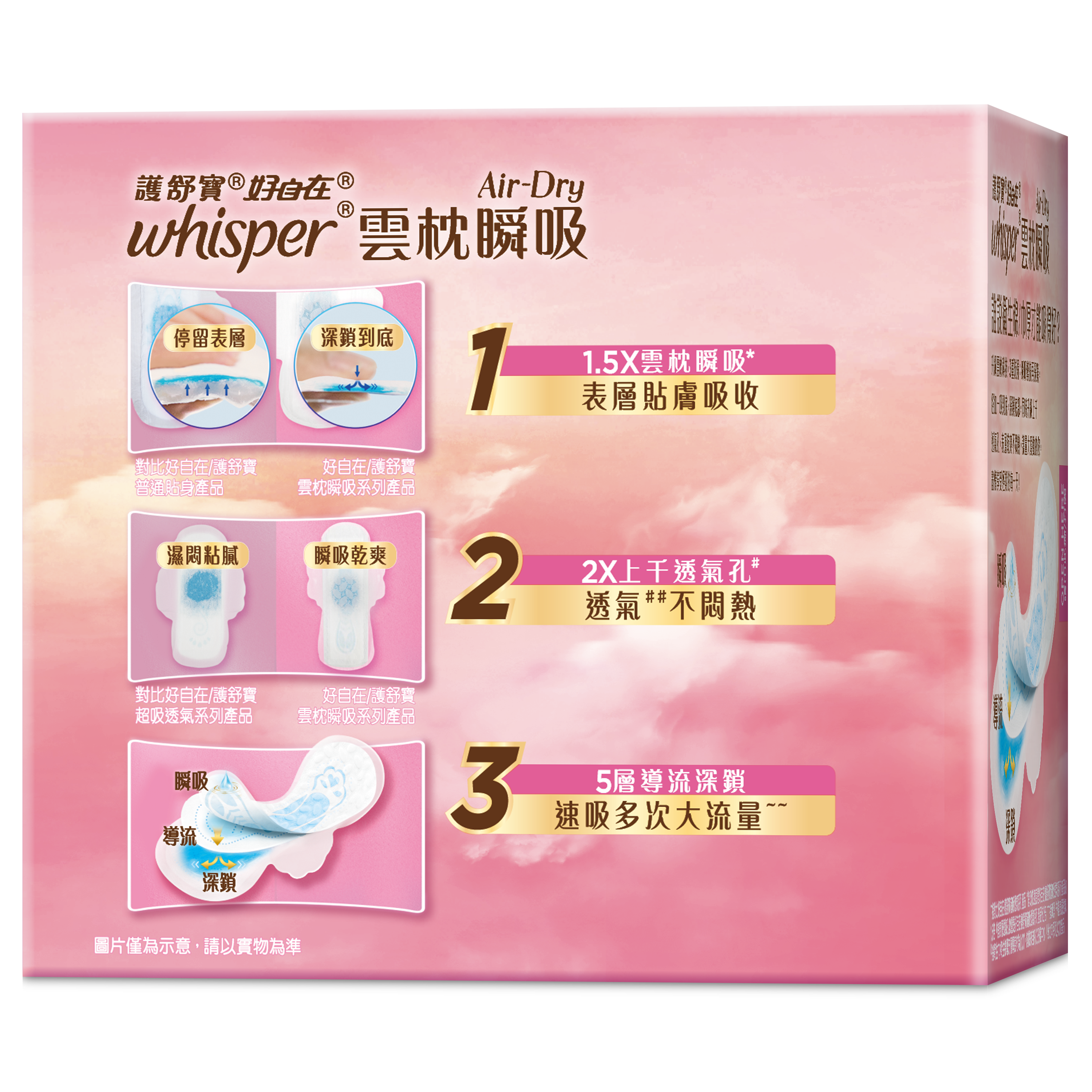 【好自在】Air Dry雲枕瞬吸日用量大加長32cm 8片