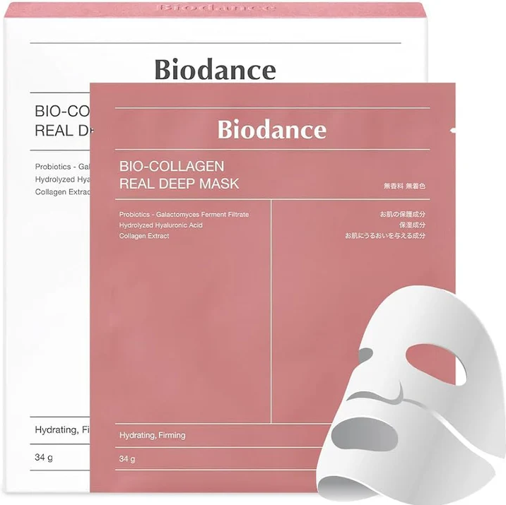 [Korea Biodance Official] Bio Collagen Real Deep Mask 34g x 4pcs ()(8809937361060)
