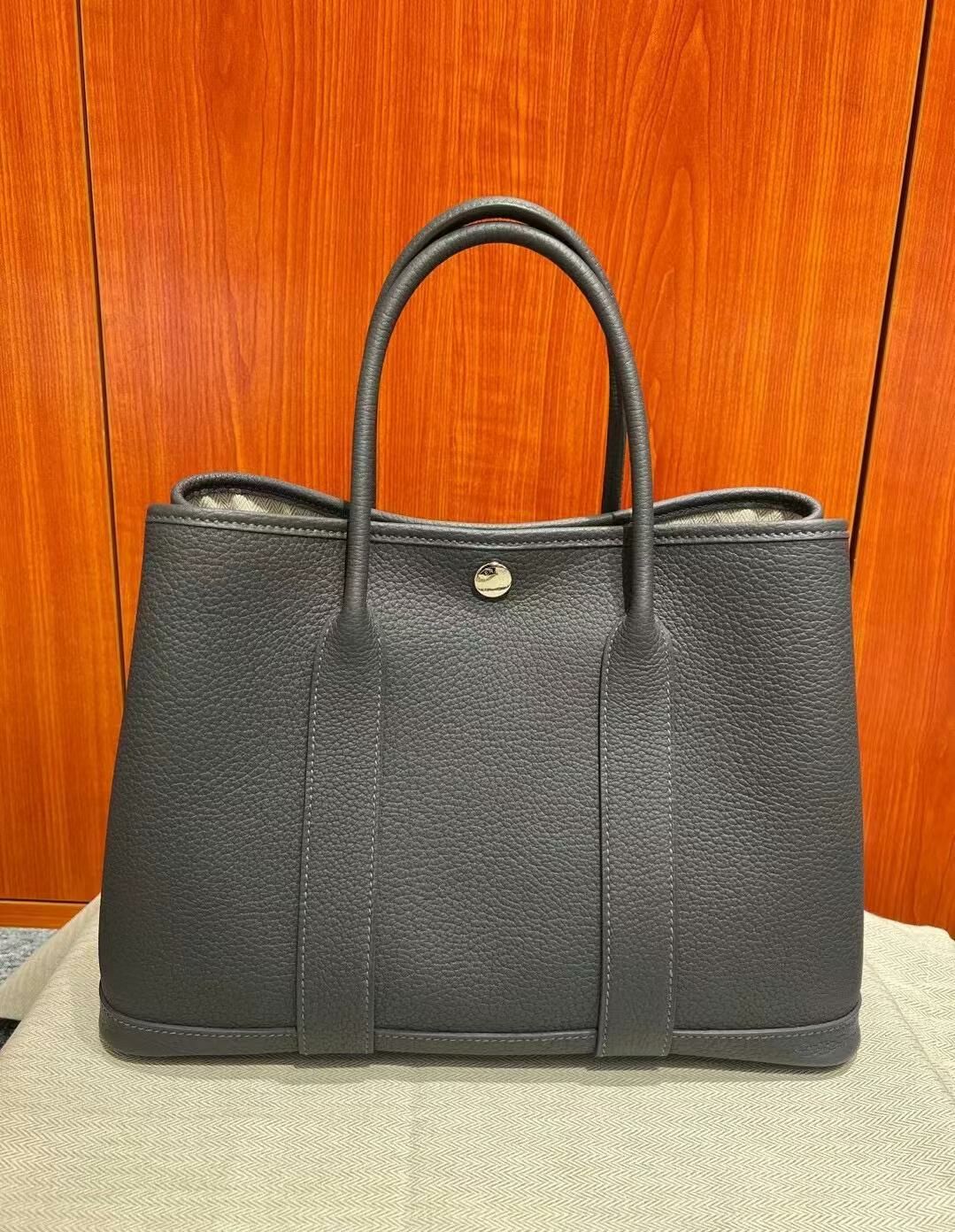 Garden party 30 85 ardoise leather