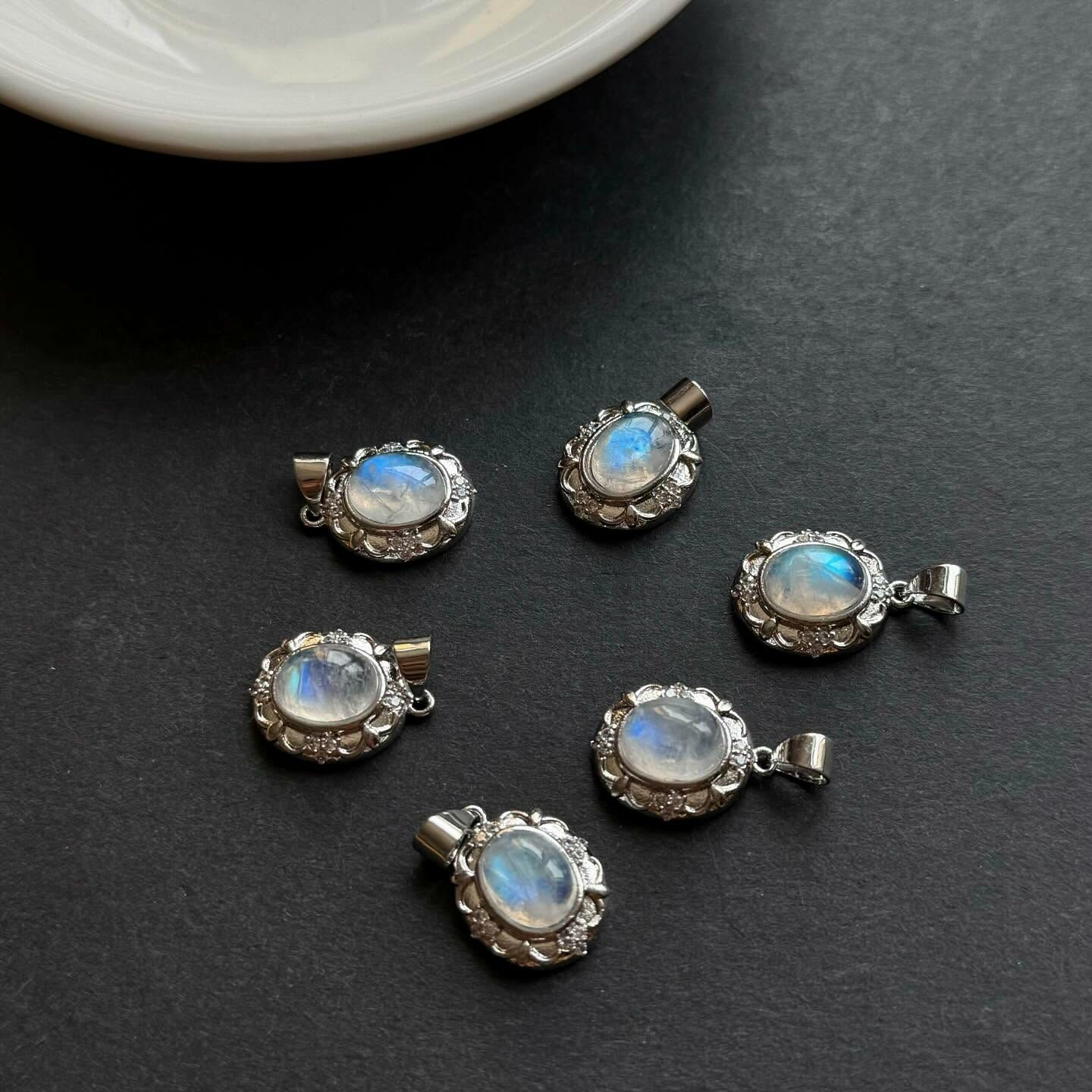 [原石] 月光石 項鍊吊墜