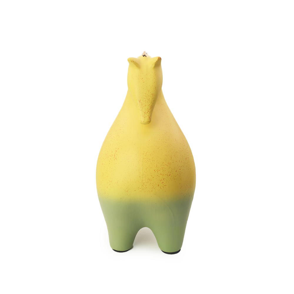 DipDipLife｜金元寶招財馬｜黃綠色