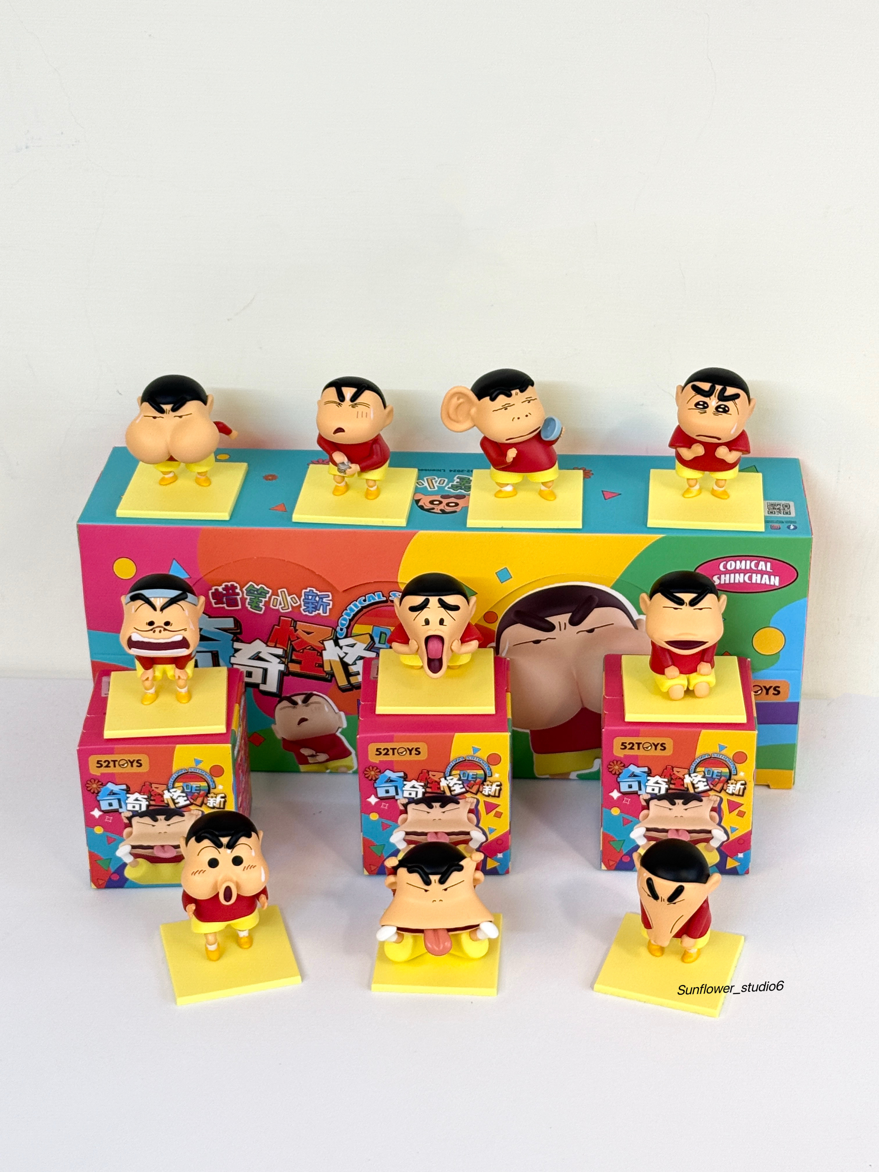 蠟筆小新 正版授權 奇奇怪怪的小新系列 表情包 鬼臉 公仔 盲盒 10+1款(任買兩件711免運)/預購