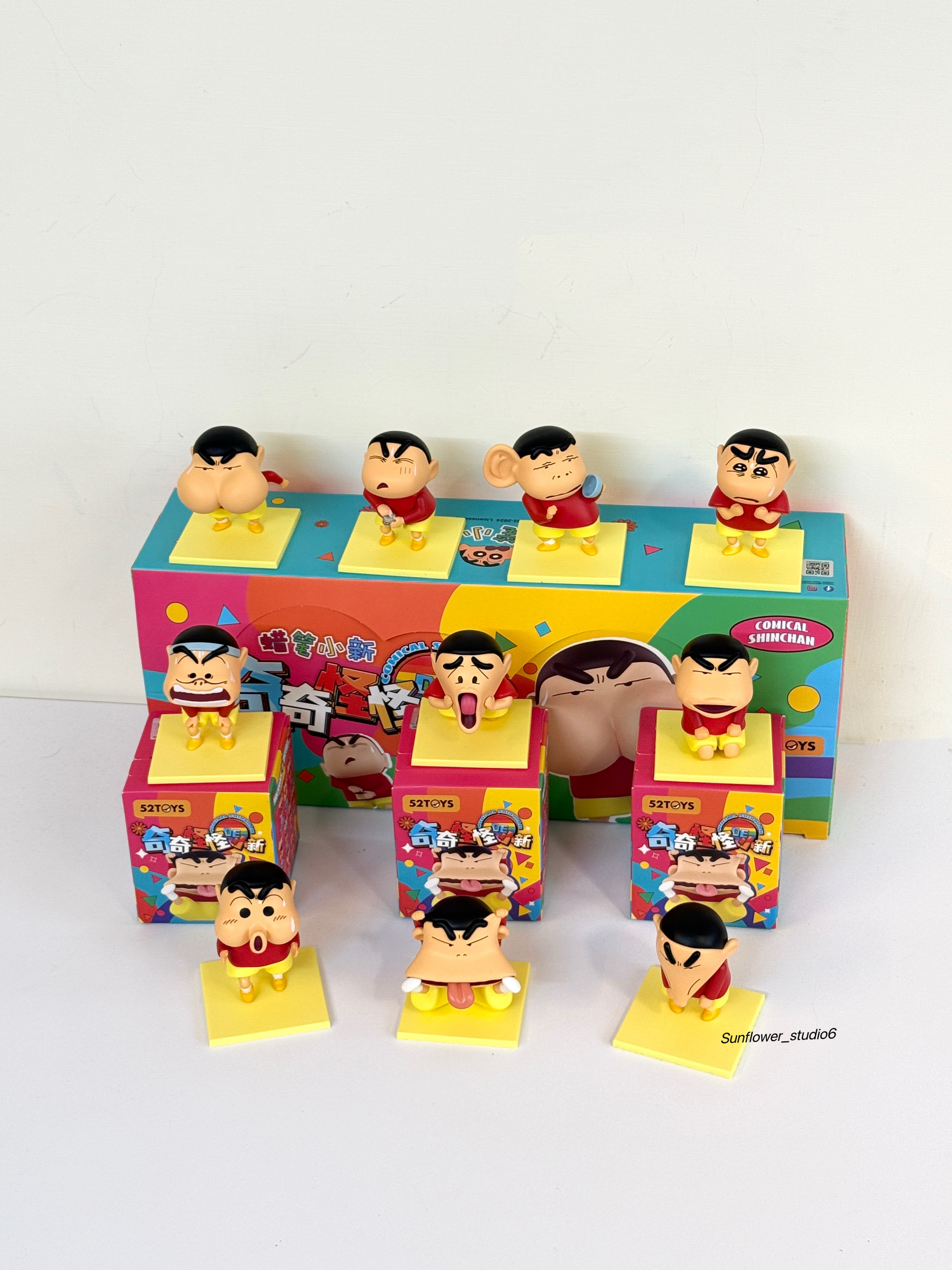 蠟筆小新 正版授權 奇奇怪怪的小新系列 表情包 鬼臉 公仔 盲盒 10+1款(任買兩件711免運)/預購