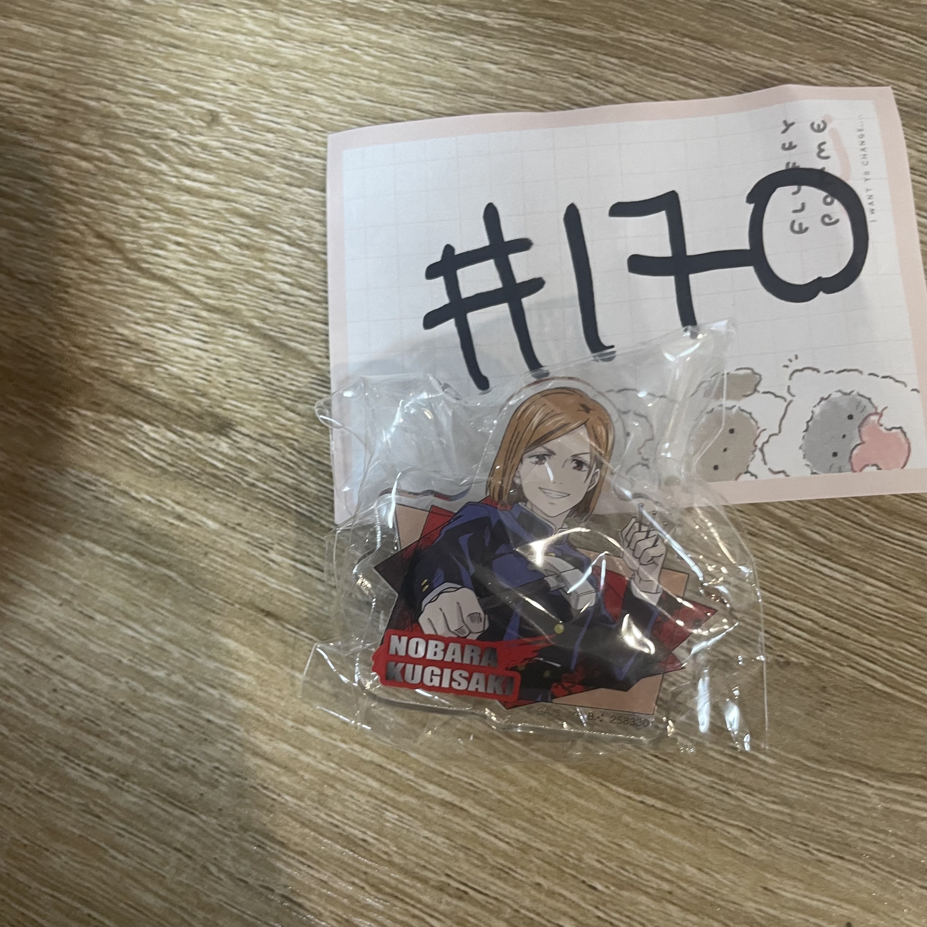 咒術迴戰  野薔薇 襟章#170