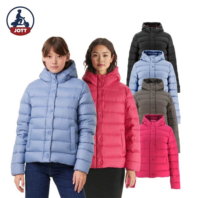 【JOTT】JAN連帽鈕扣羽絨外套