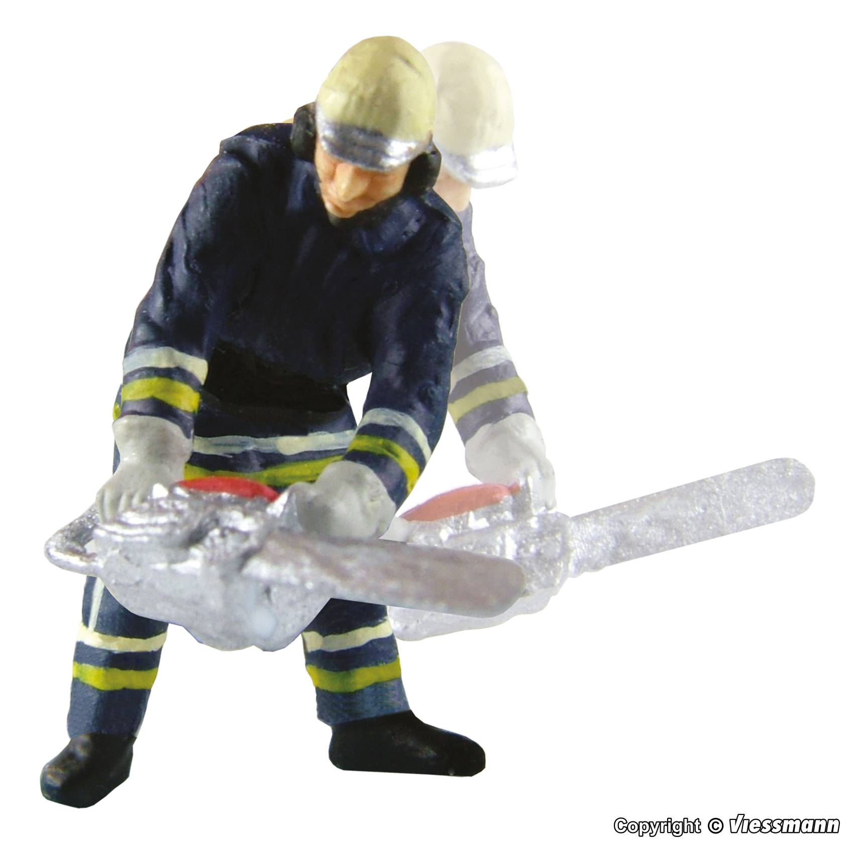 Viessmann 1541 HO scale Fireman with chain saw, moving