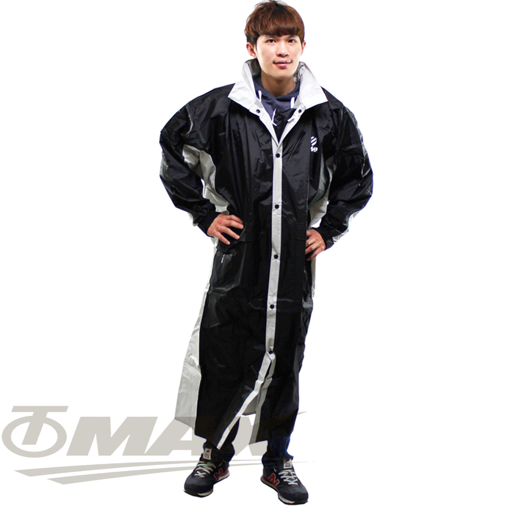 JUMP新二代新帥前開式休閒風雨衣～5XL+通用鞋套 出清破盤下殺 OMAX歐妹思購物網