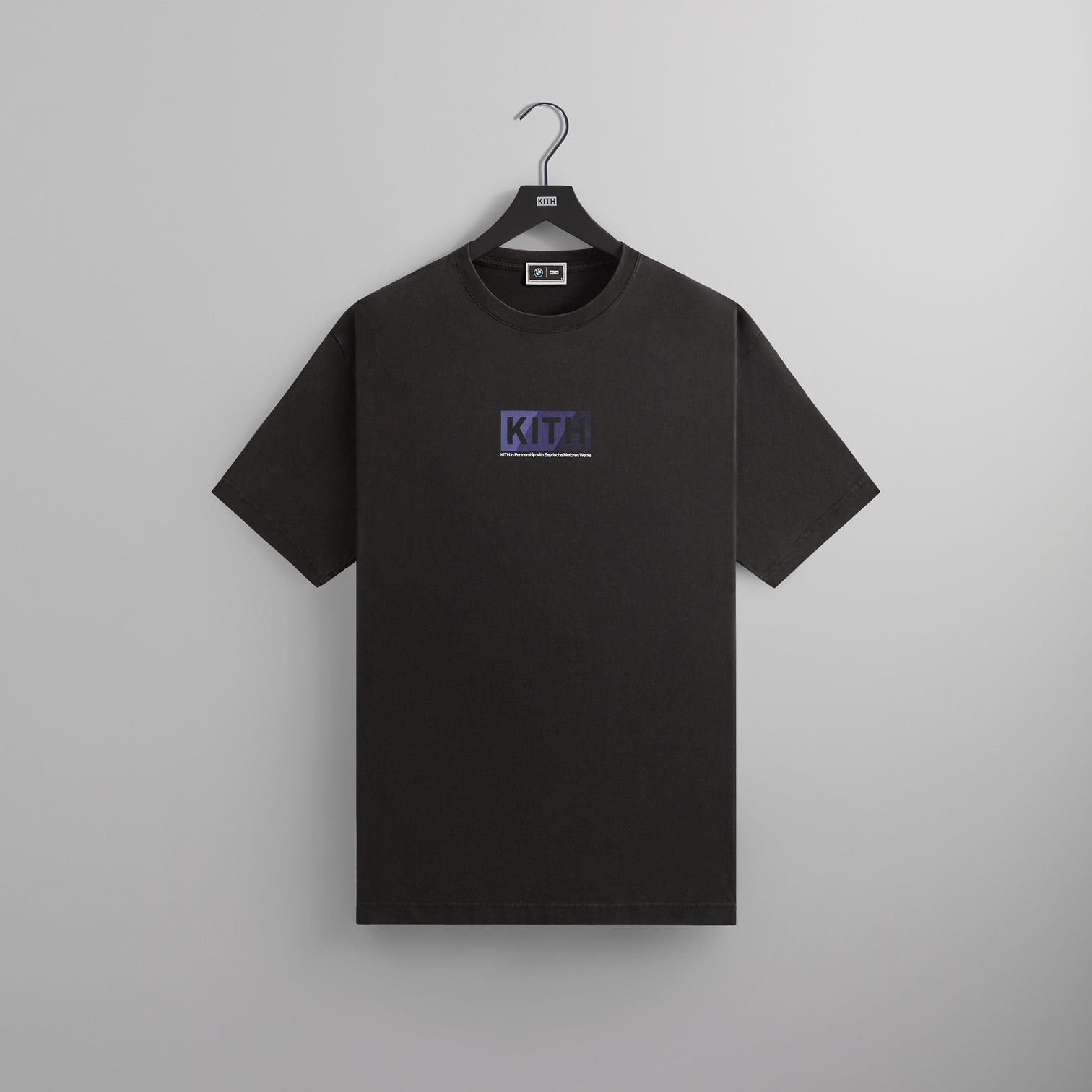 2024AW Kith for BMW Technoviolet Vintage Tee 水洗短T BOX
