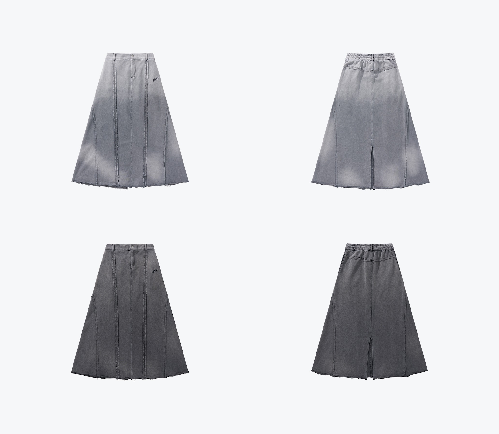 SENSE Mermaid Slit Sweat Skirts