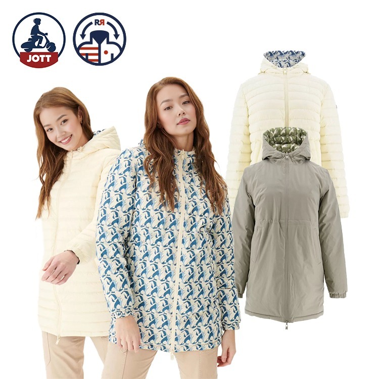 【JOTT】ROM中長版雙面羽絨外套