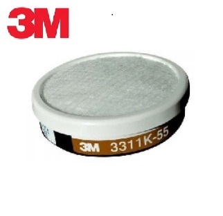 A206 "3M"3311K 有機蒸氣附預濾棉濾罐