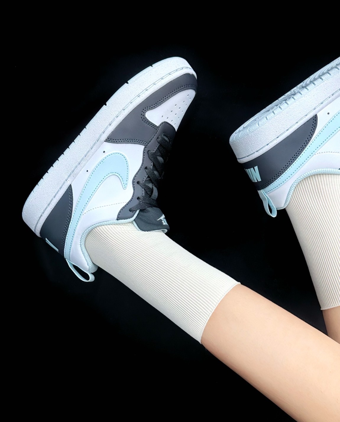 Nike Court Borough Low 2 薄荷巧克力 黑白色 皮革 大童款 小Dunk HQ3258-060/預購