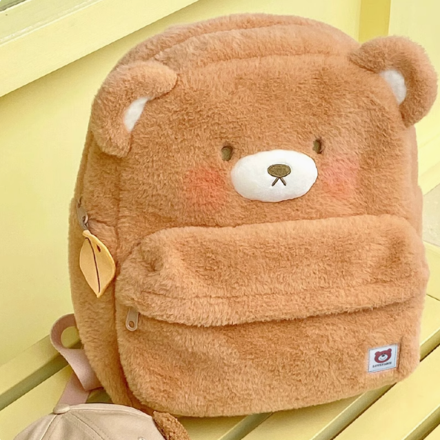 Teddy Bear Furry Backpack
