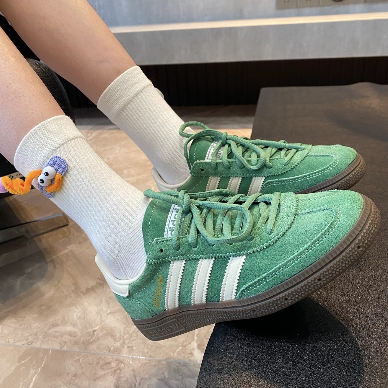 ADIDAS HANDBALL SPEZIAL 綠色 經典 復古 麂皮 焦糖底 德訓鞋 男女鞋 IG6192
