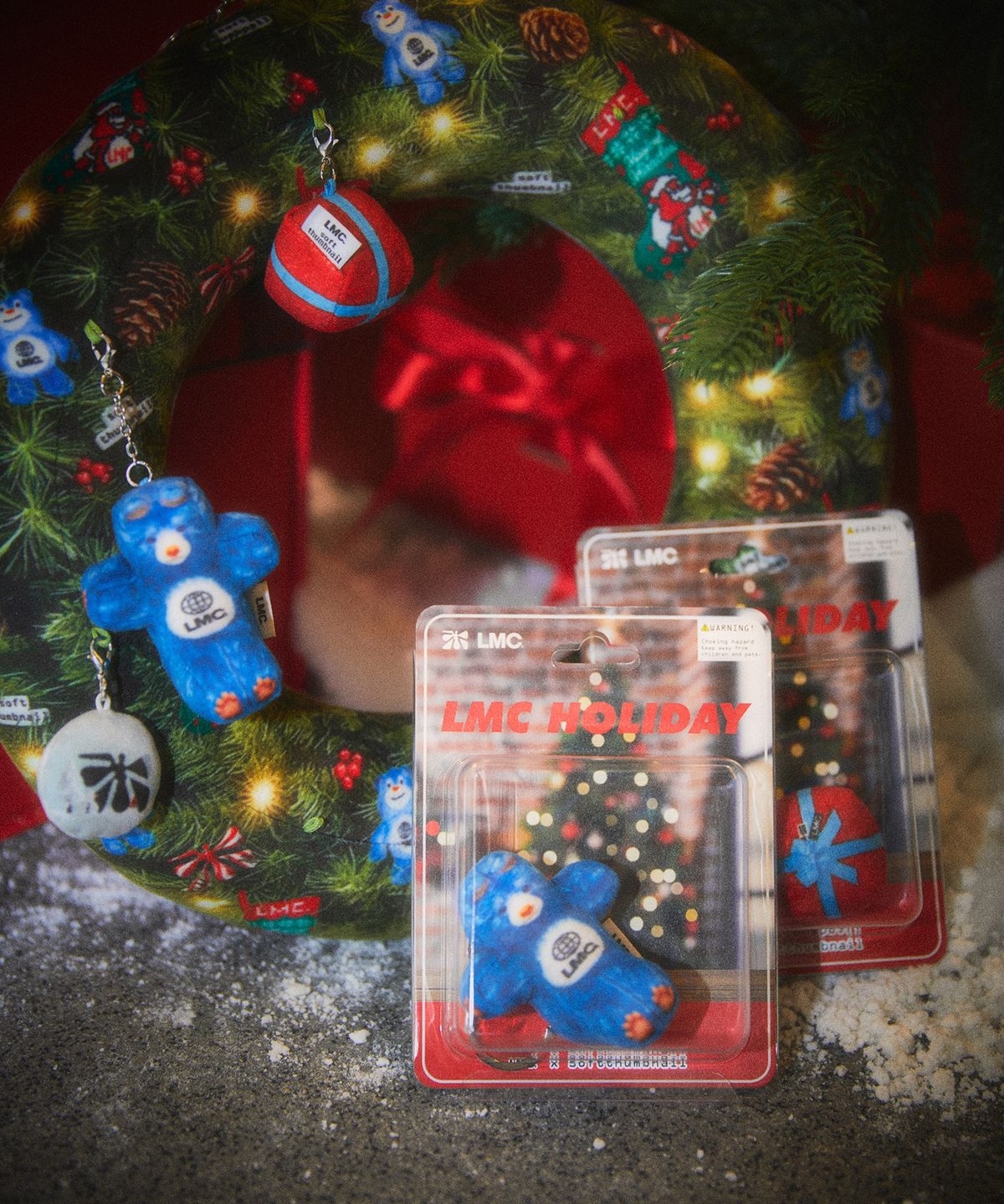 【代購】LMC X SOFT THUMBNAIL KEYRING 聖誕系列 鑰匙圈 0LM44FAC905/0LM44FAC906/0LM44FAC907