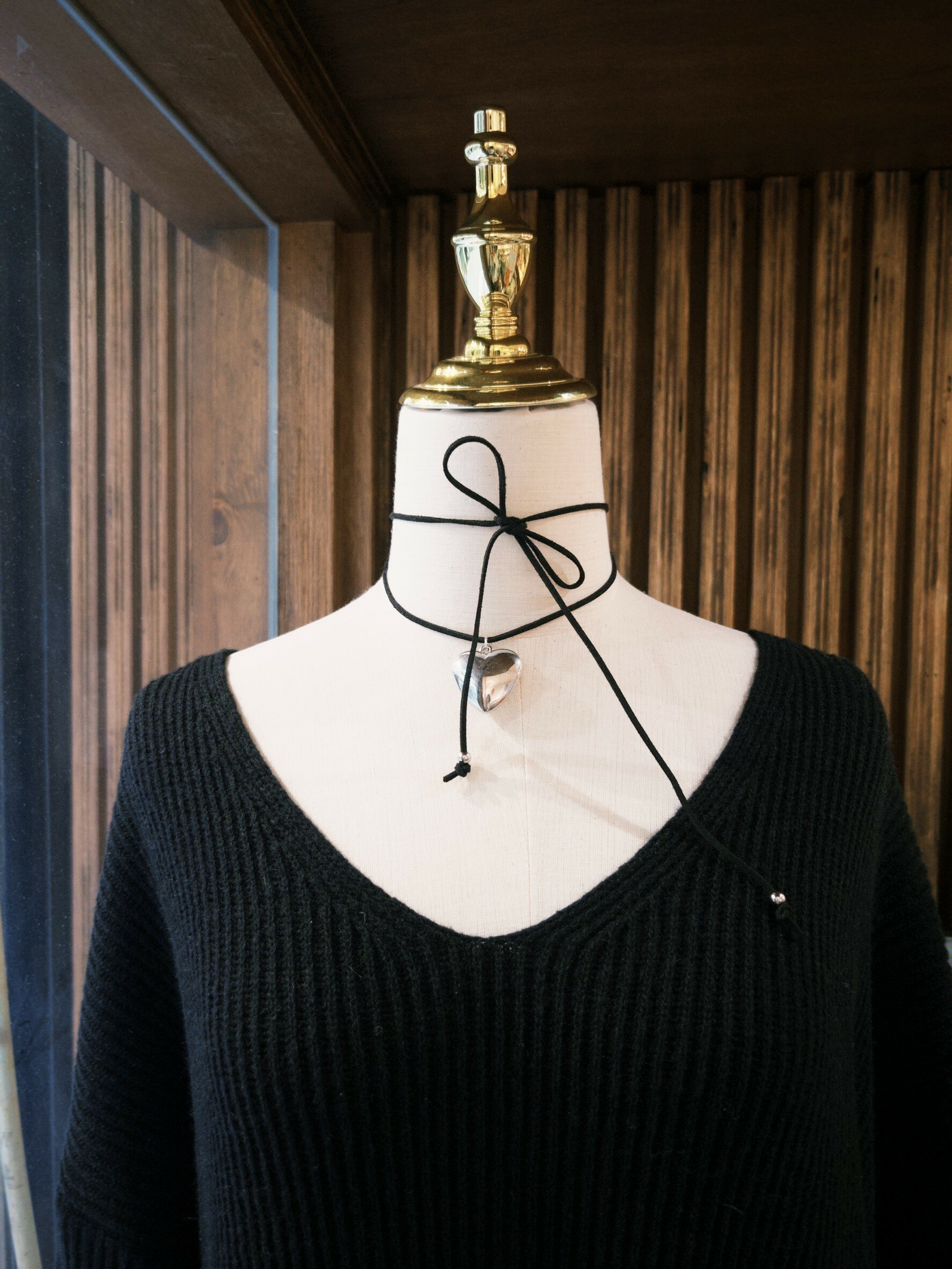 [Chouette Me.] Heart choker necklace