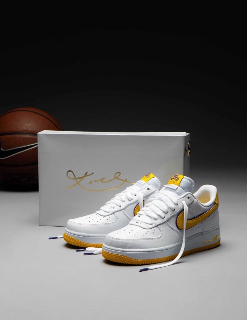 Kobe Bryant x Nike Air Force 1 Low "Home" AF1 科比 白 黃 紫 聯名 FZ1151100