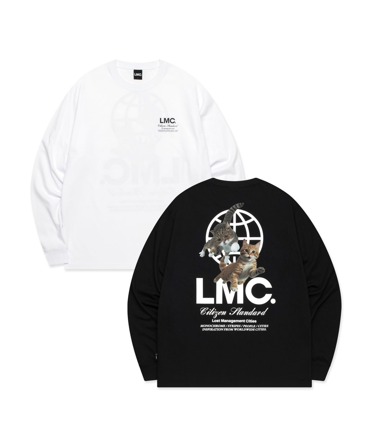 【代購】 LMC FLYING CATS LONG SLV TEE 貓咪 長袖 衛衣 0LM44FLS362-M