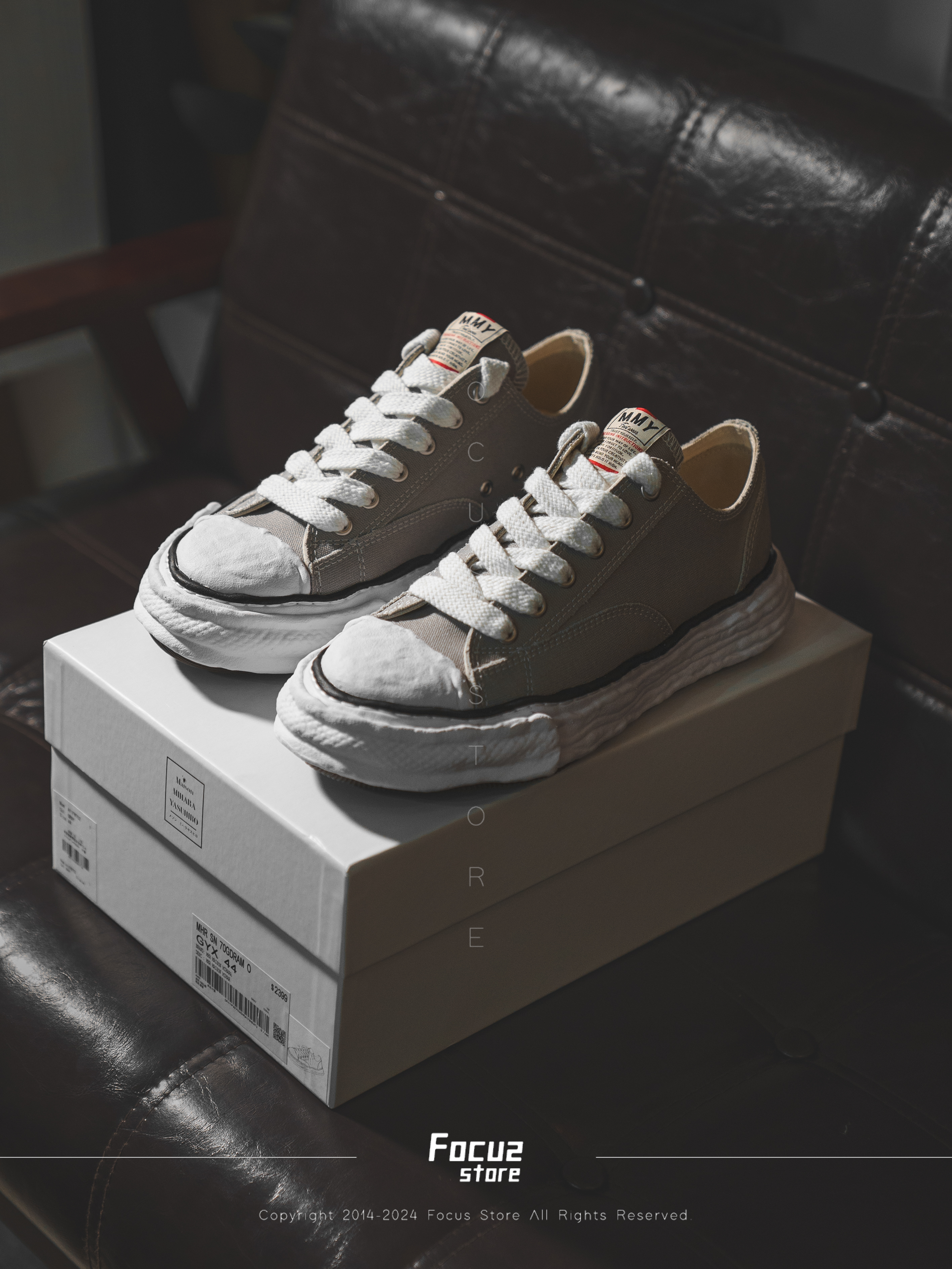 【Focus Store】現貨秒發 Maison Mihara Yasuhiro Peterson 23 "Grey" 平頭溶解 溶解鞋 MMY A11FW702