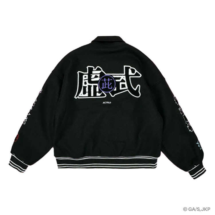 XCTRL® I 咒術迴戰《澀谷事變》五條悟棒球外套-黑