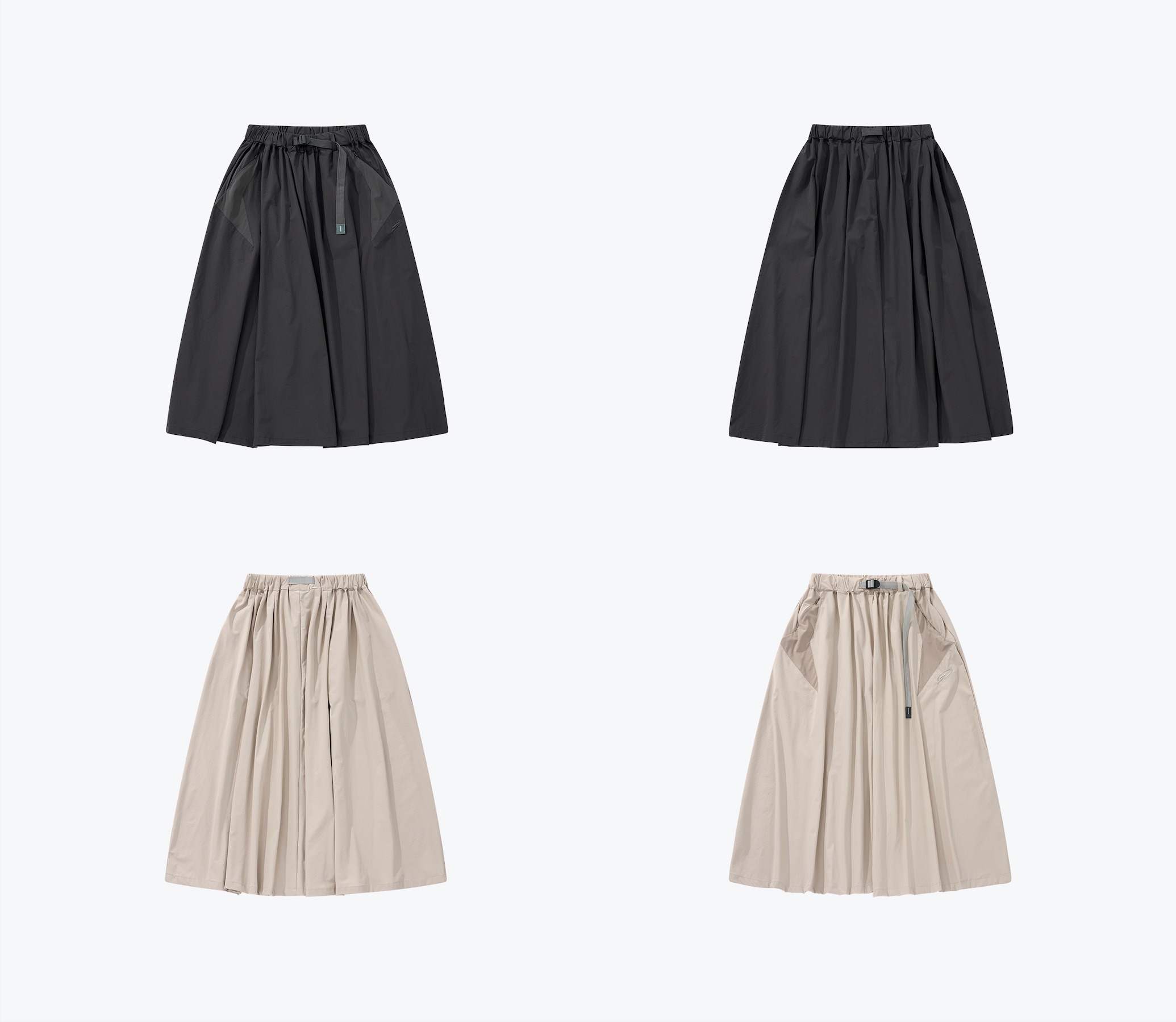 SENSE Patch Panelled Full Skirts