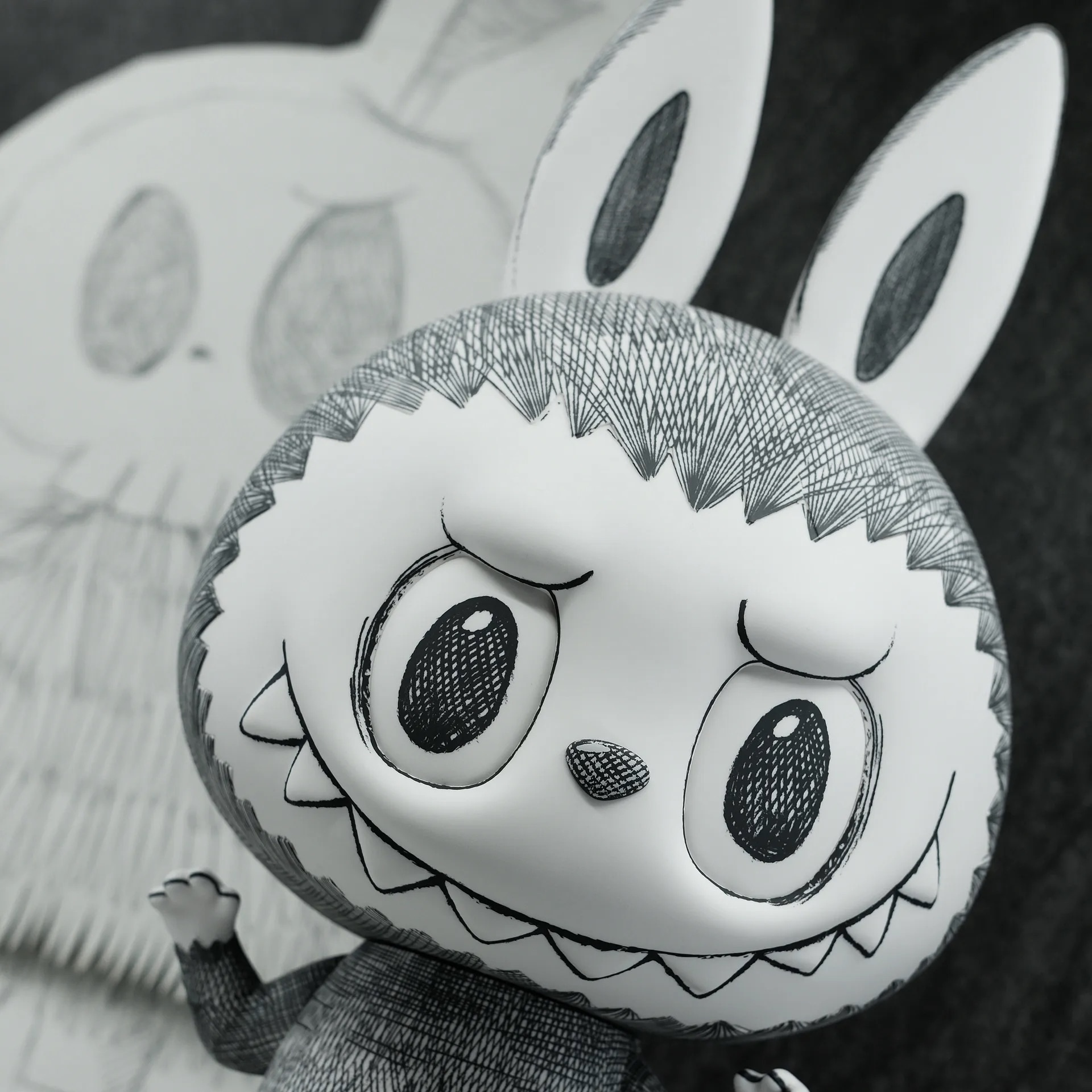 THE MONSTERS LABUBU 400% 素描 繪畫 鉛筆 公仔 擺設 / 預購